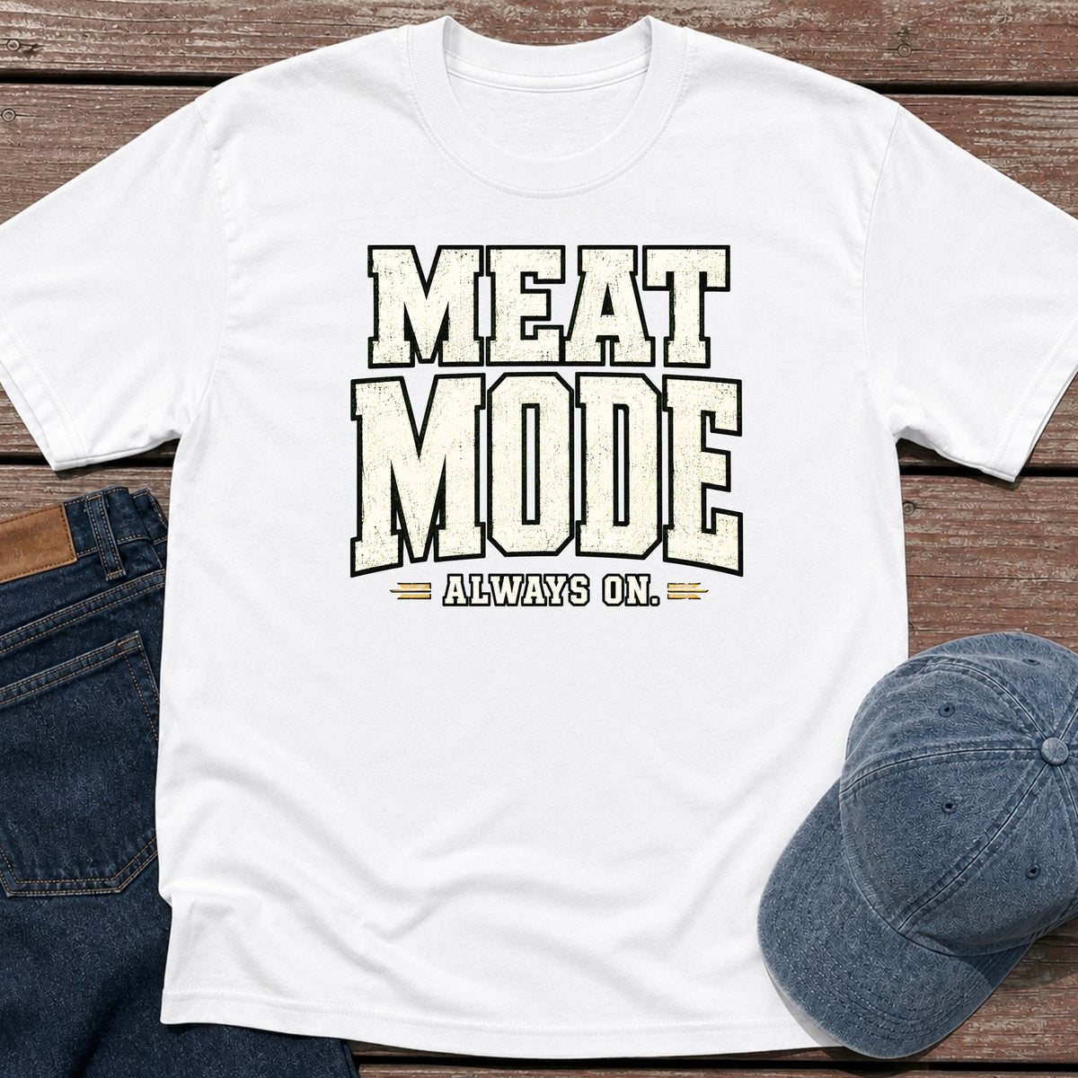Meat Mode T-Shirt - White