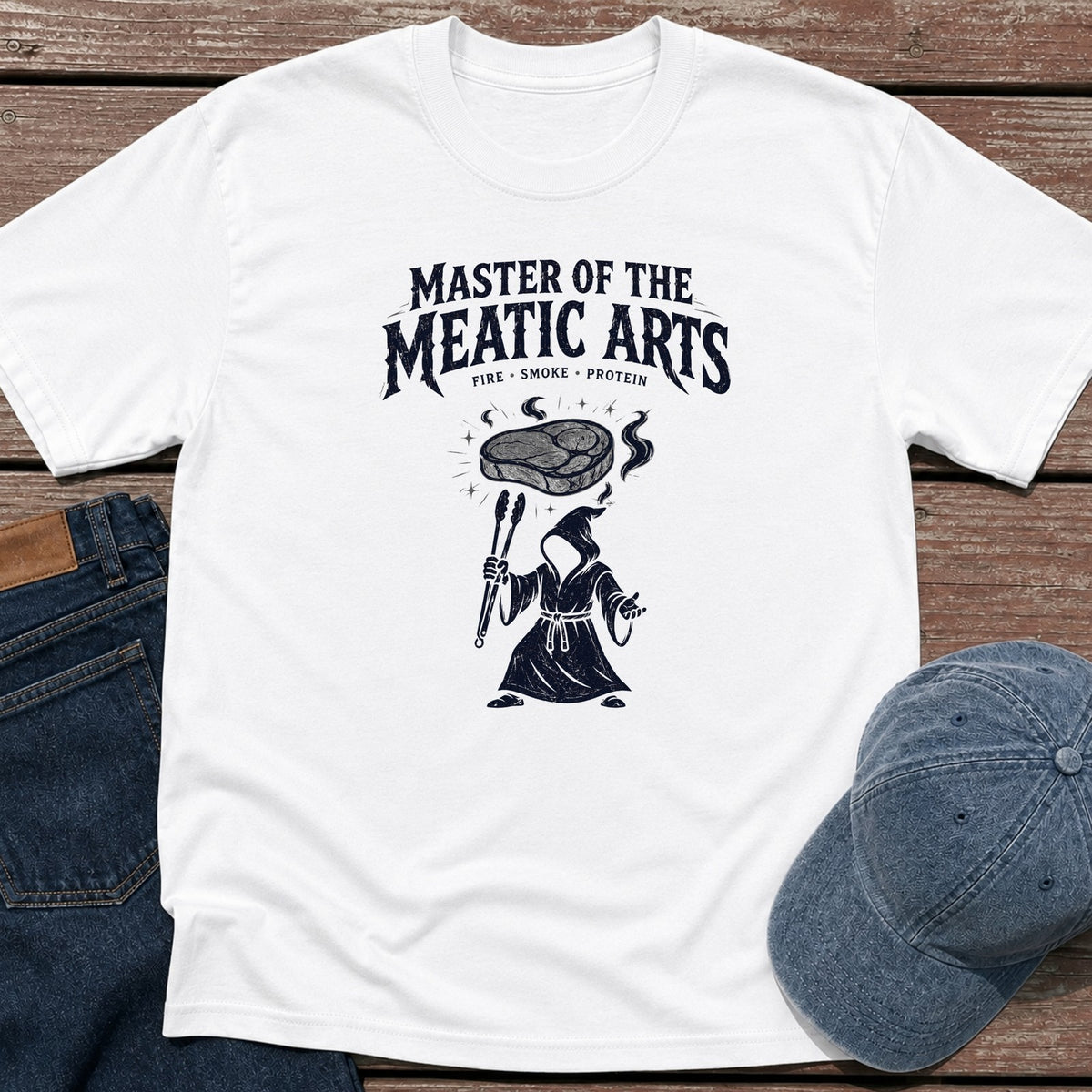 Meat Wizard T-Shirt - White