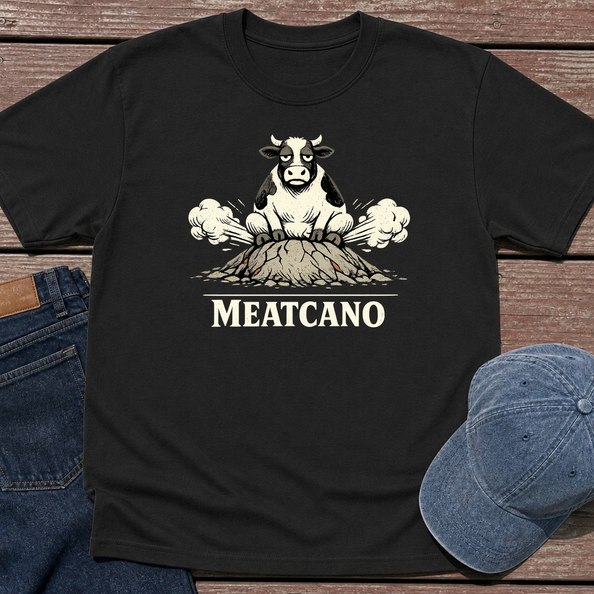 Meatcano T-Shirt - Black