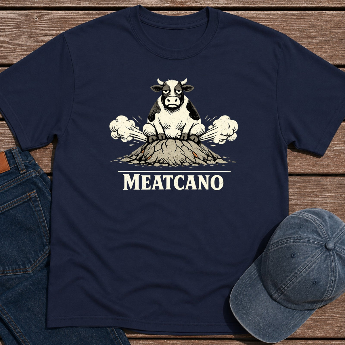 Meatcano T-Shirt - Navy