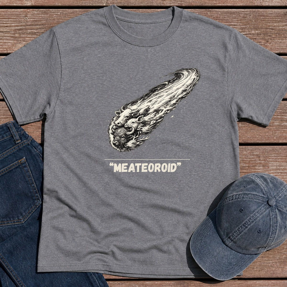 Meateoroid T-Shirt - Tweed