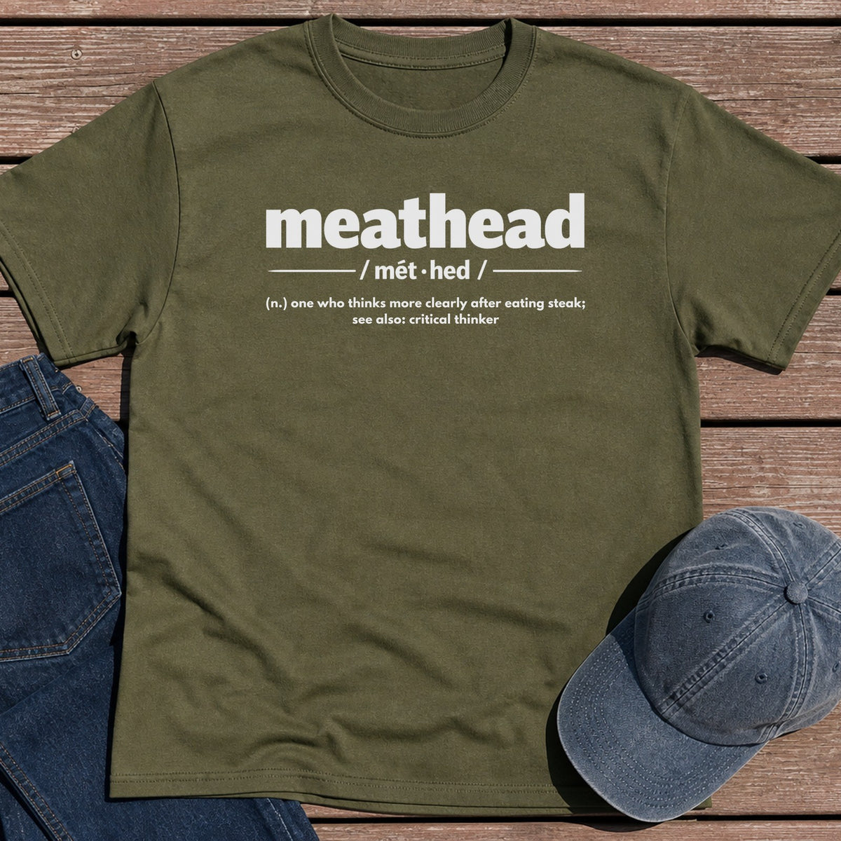 Meathead def. T-Shirt - Military Green