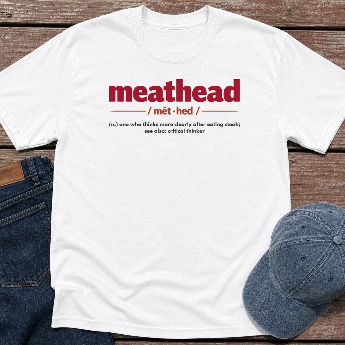 Meathead def. T-Shirt - White