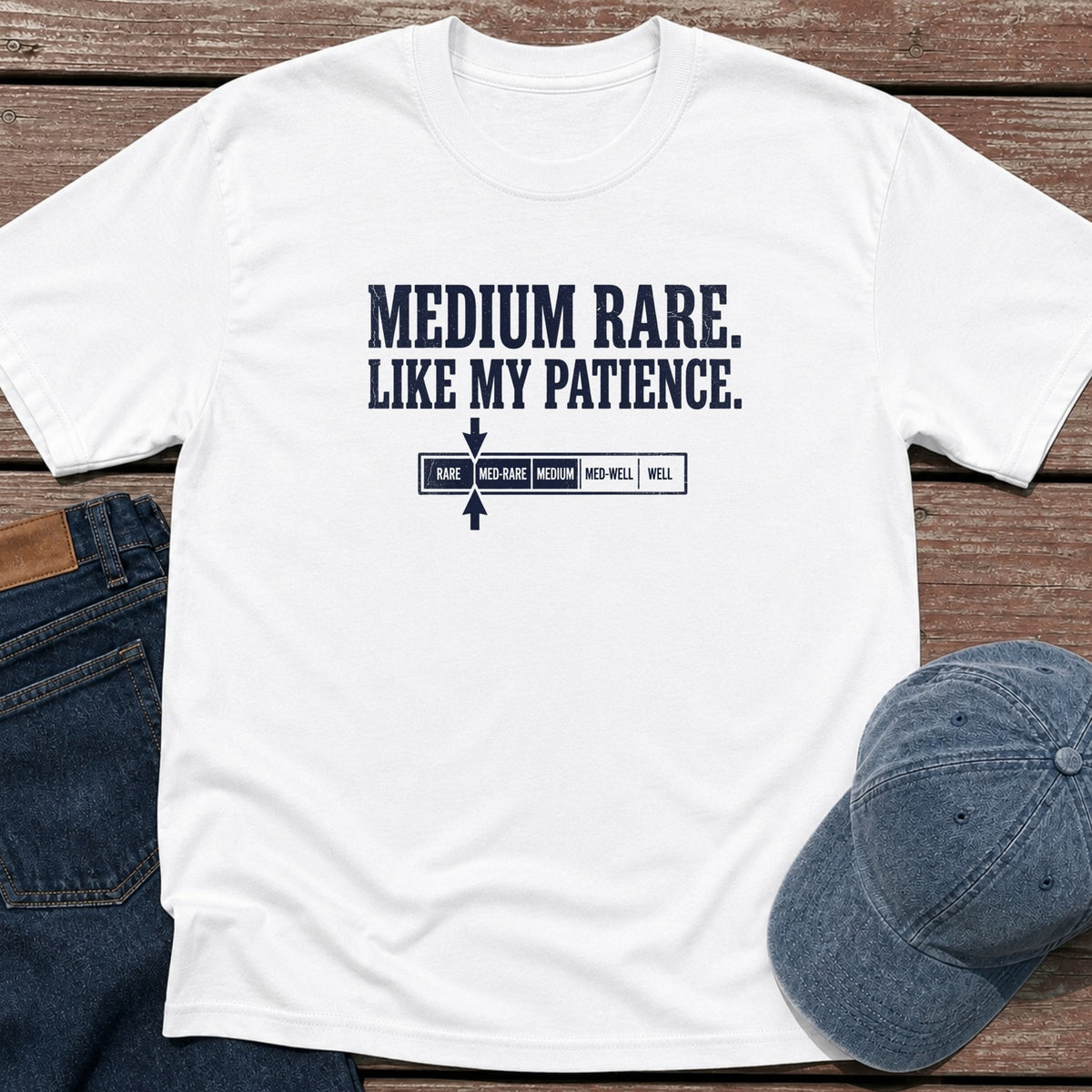 Medium Rare T-Shirt - White