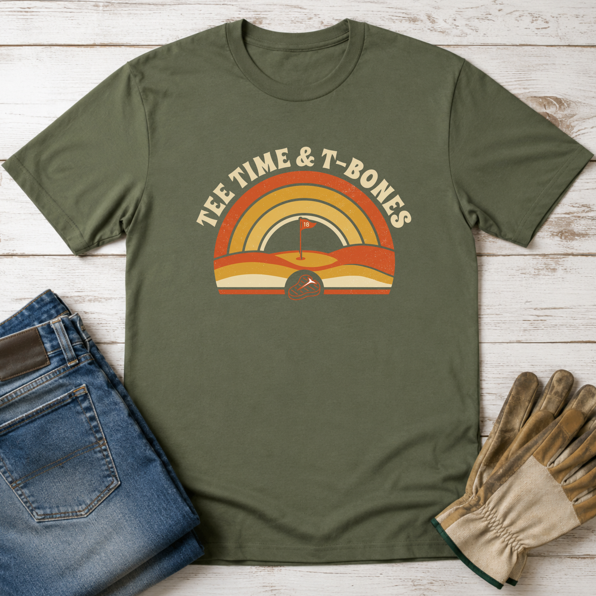 Tee Time and T-Bones T-Shirt
