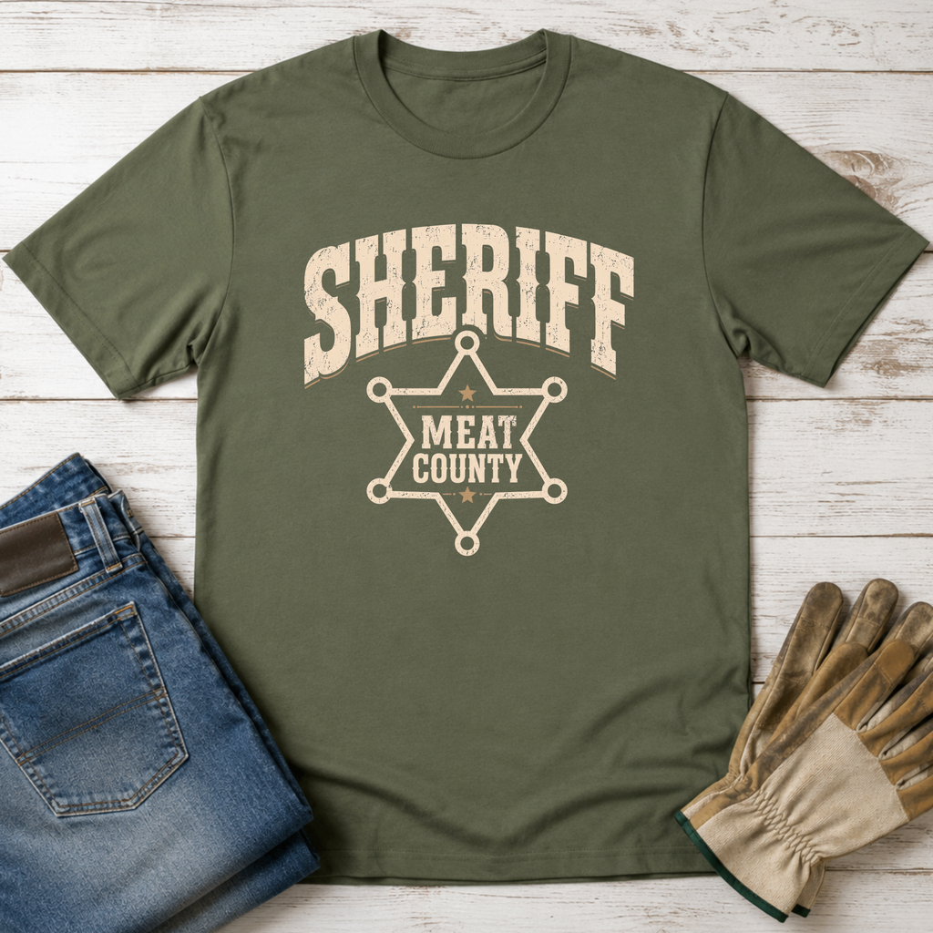 Meat County Sheriff T-Shirt
