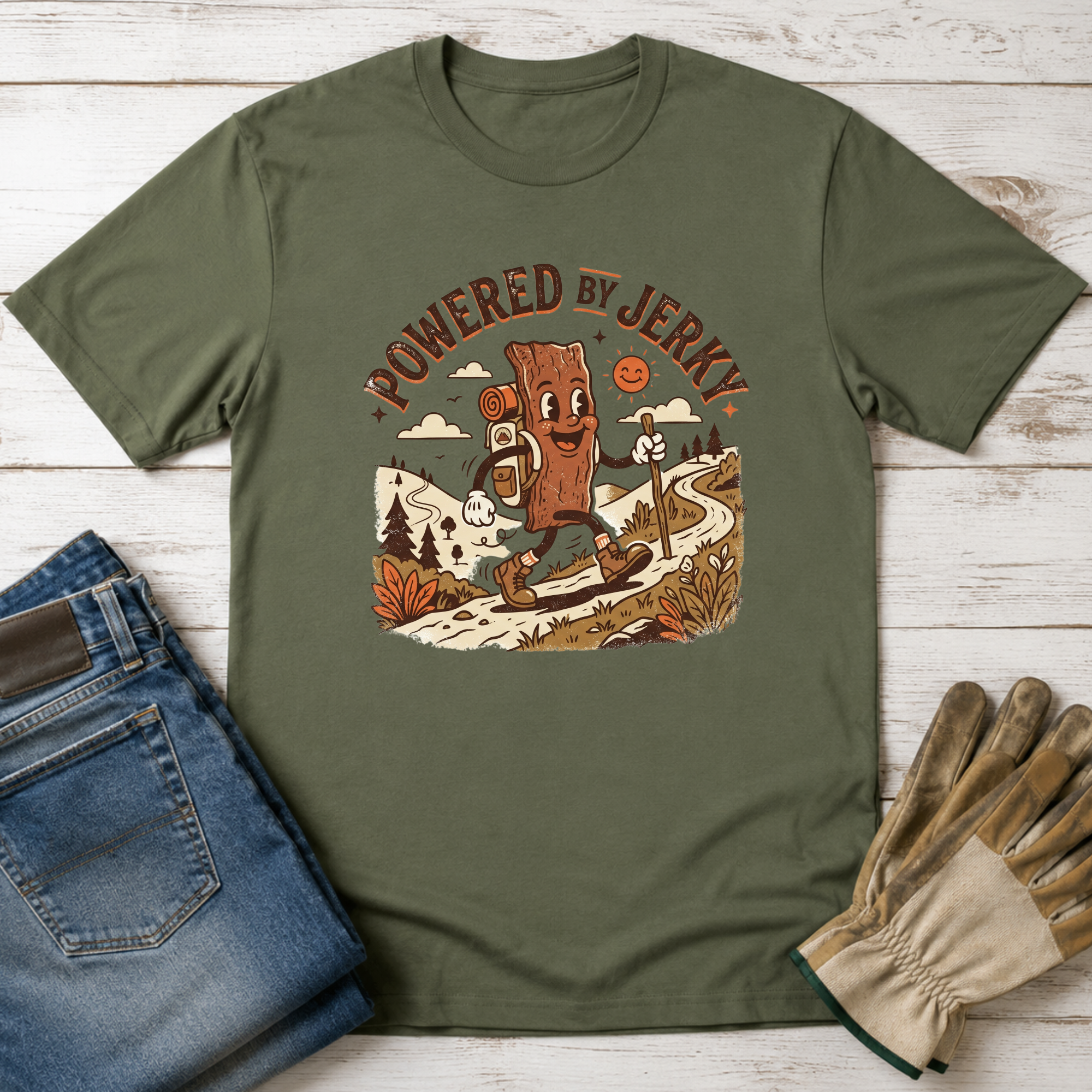 Powered by Jerky T-Shirt