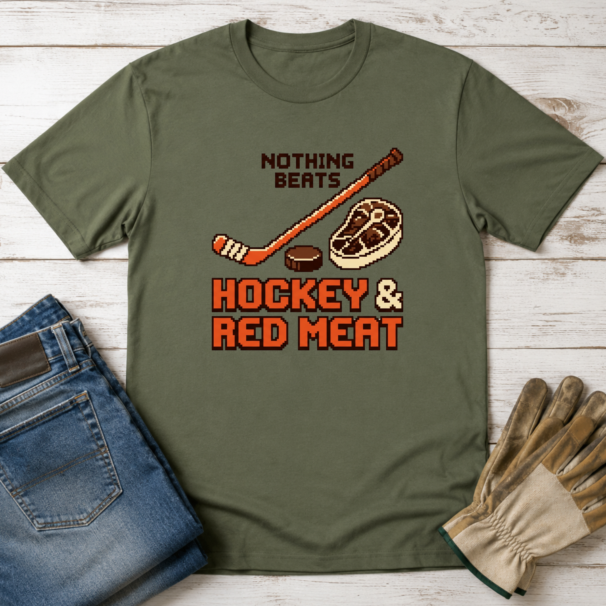 Hockey & Red Meat T-Shirt