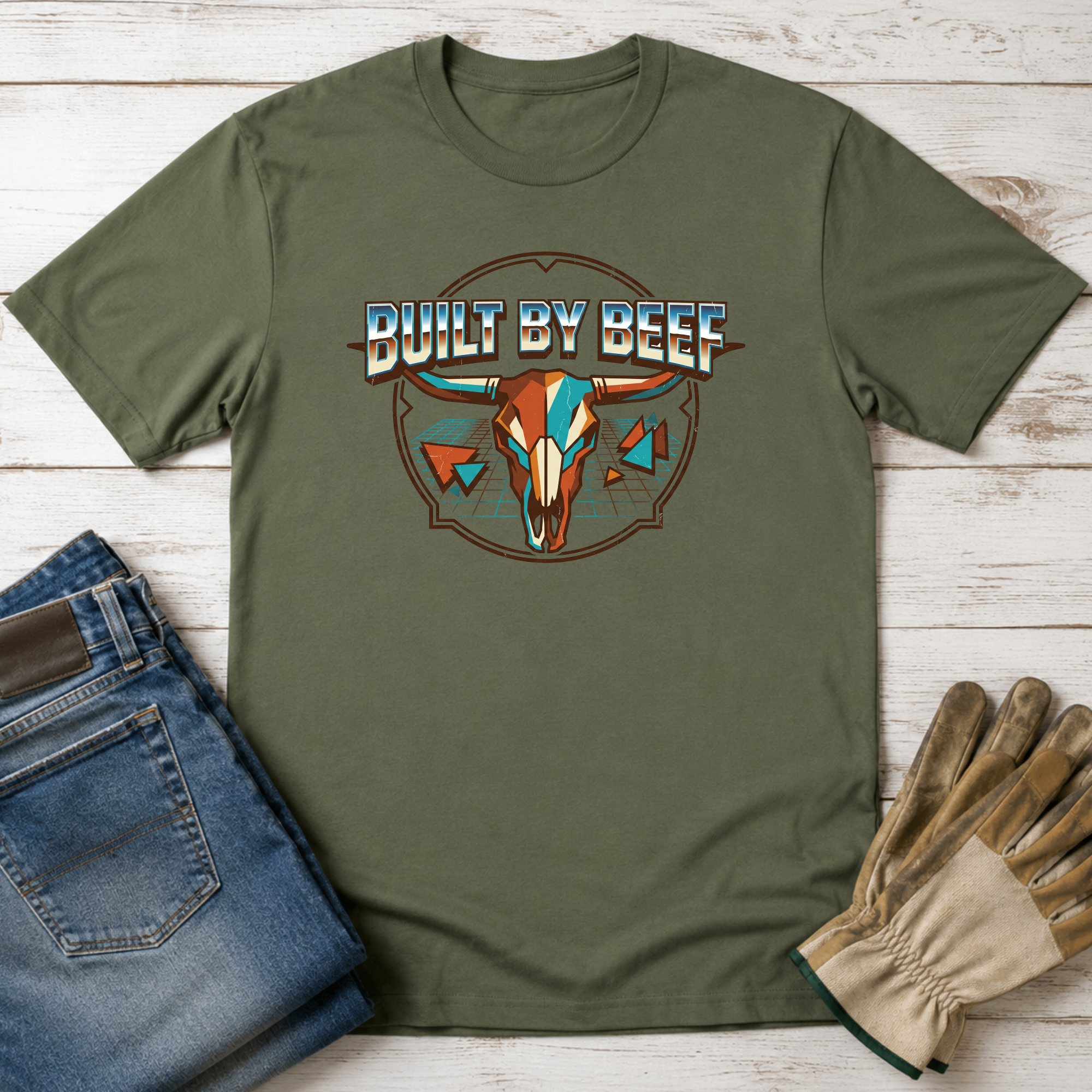 Built by Beef Cyber T-Shirt
