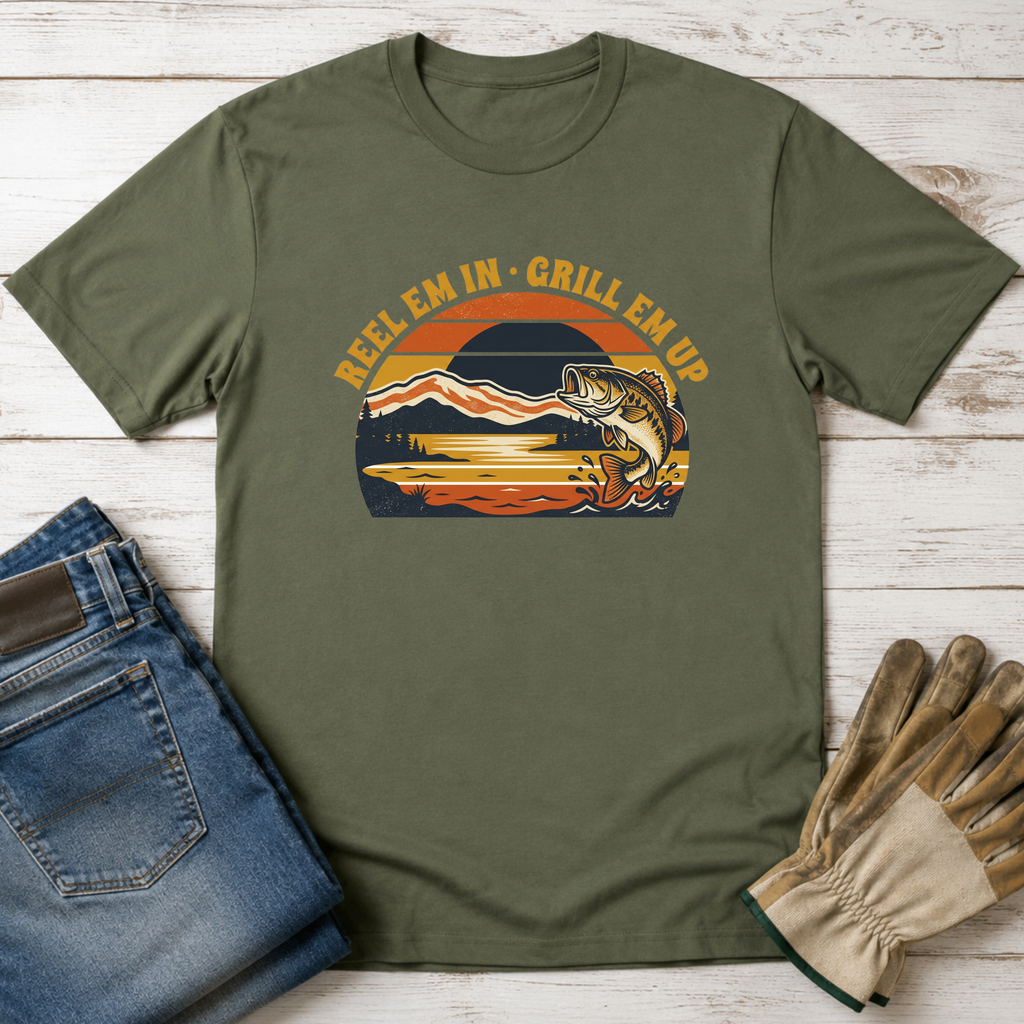 Reel em Grill em T-Shirt