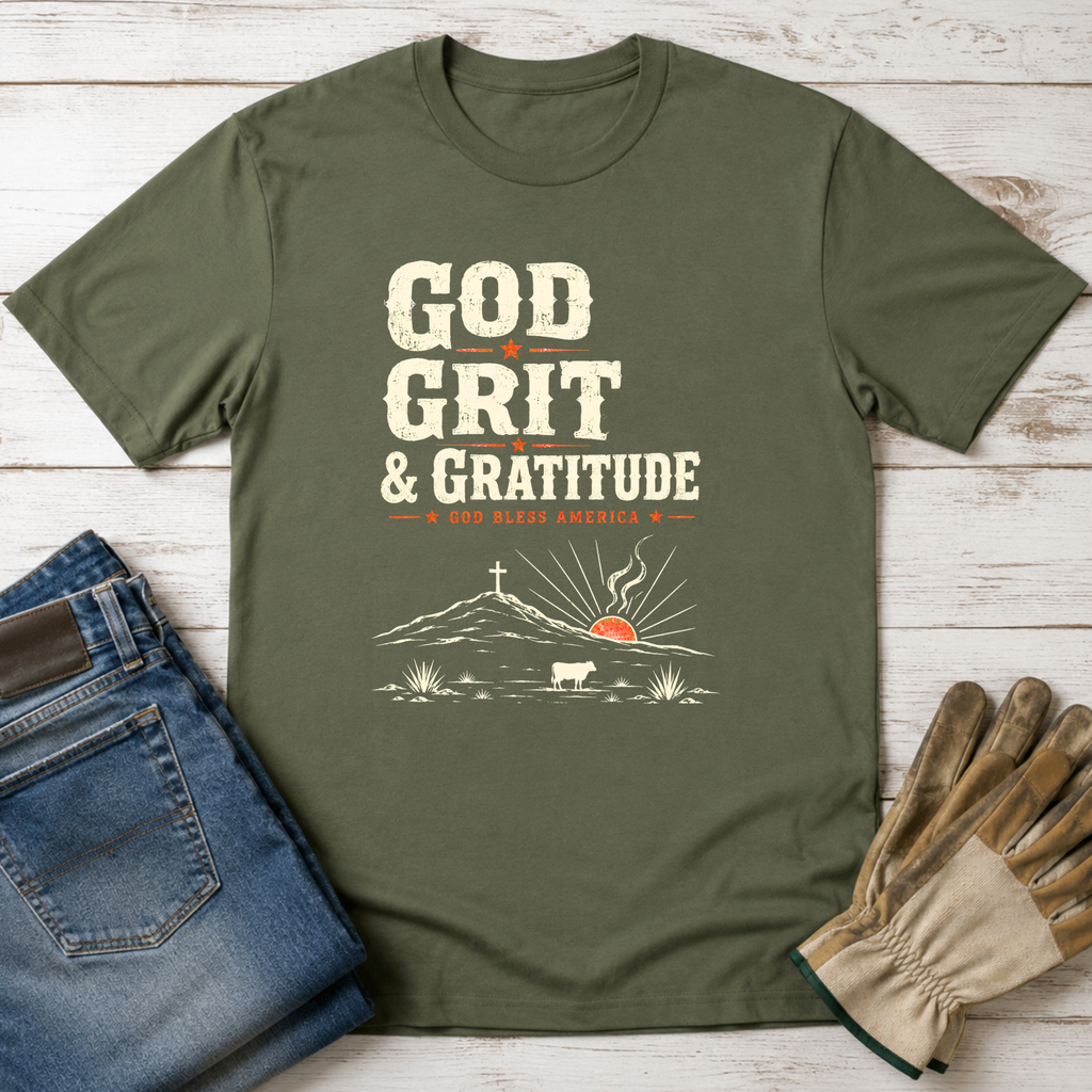 God Grit Gratitude T-Shirt