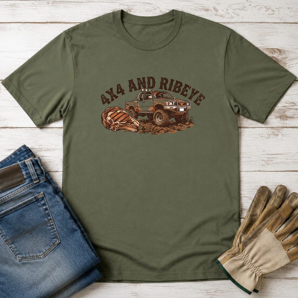 4x4 and Ribeye T-Shirt