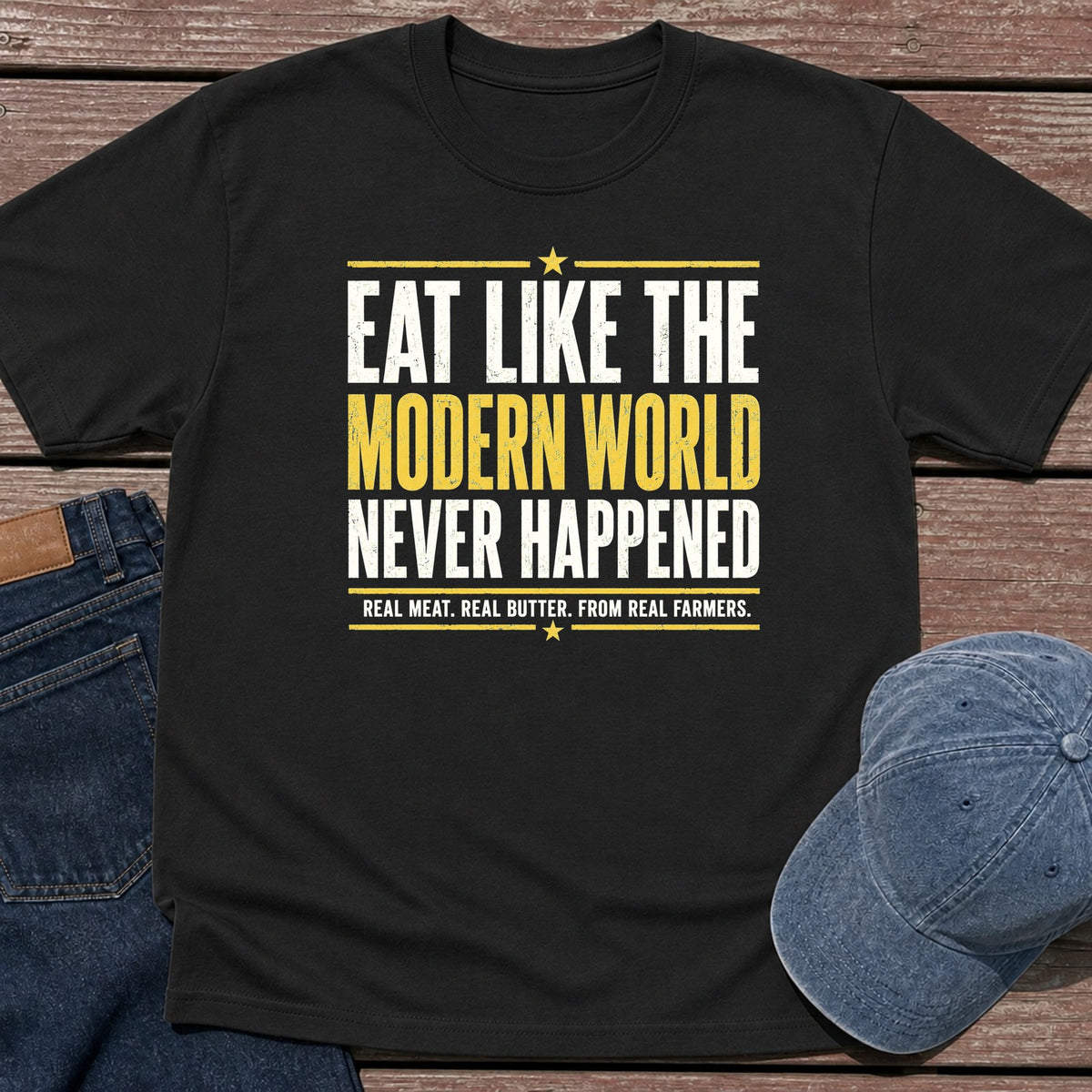 Modern World T-Shirt - Black