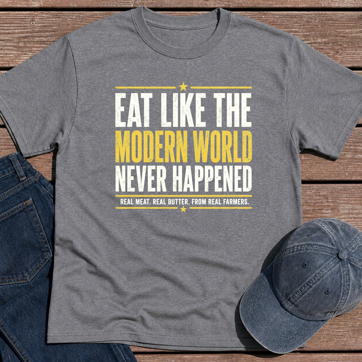 Modern World T-Shirt - Tweed