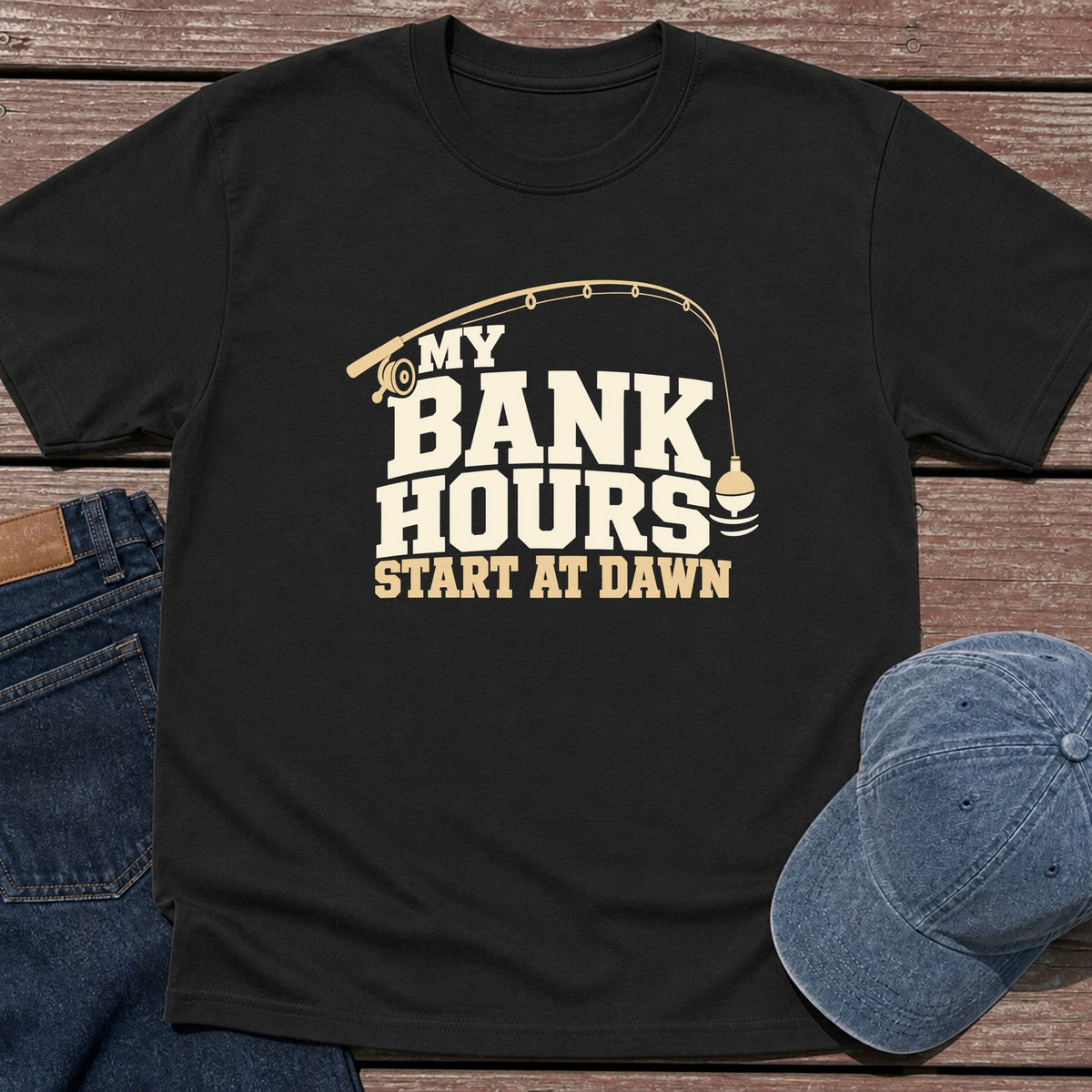 My Bank Hours T-Shirt - Black