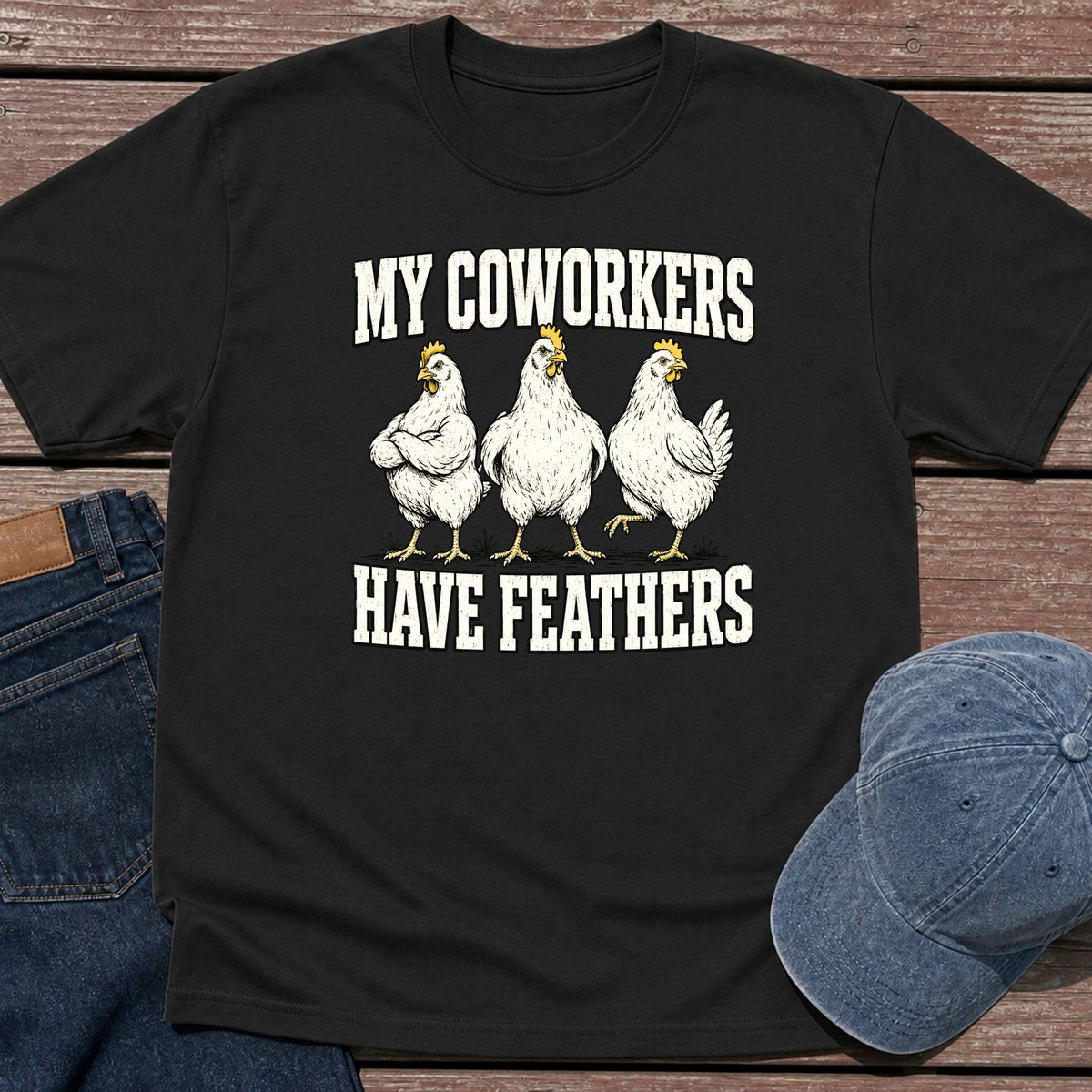 My Coworkers T-Shirt - Black