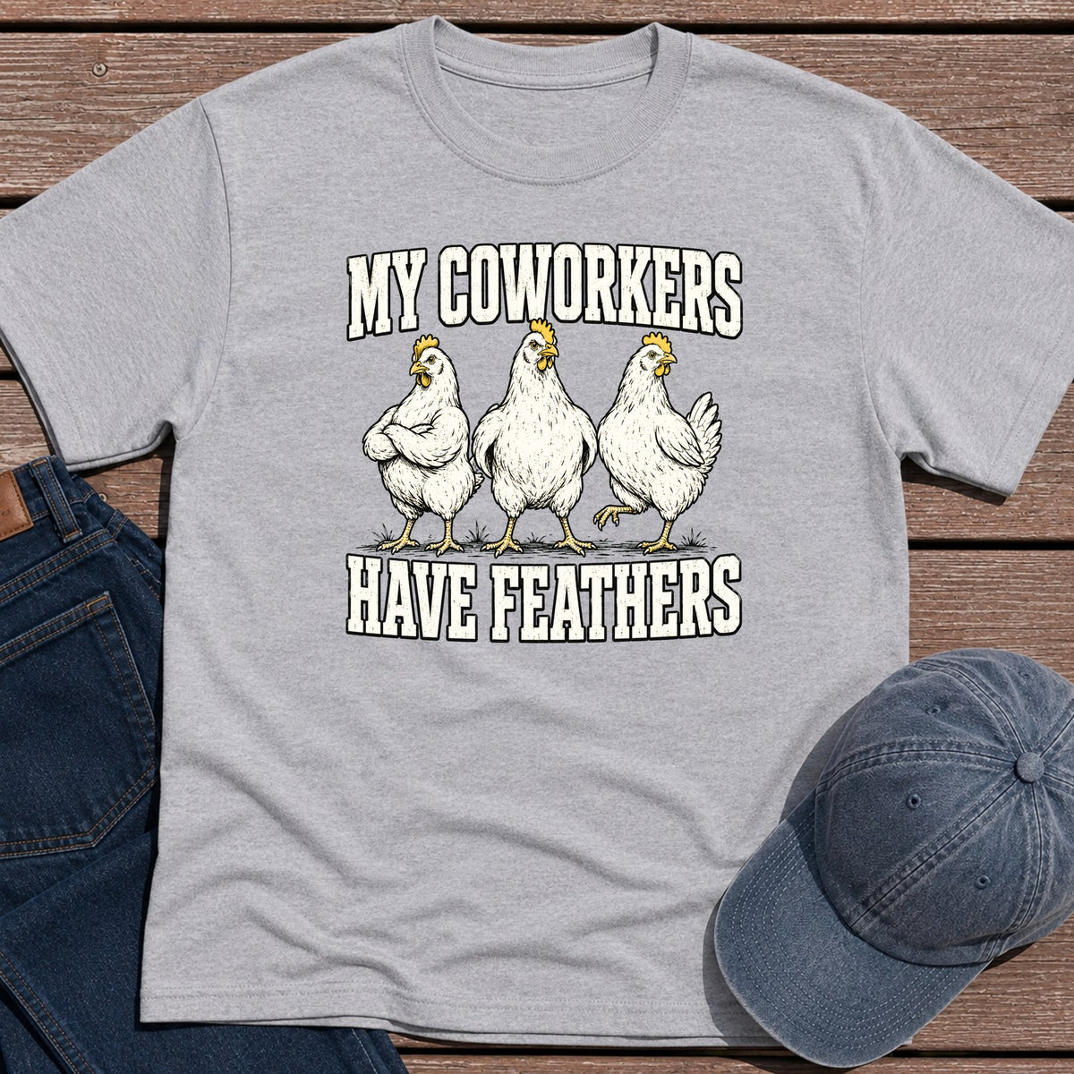 My Coworkers T-Shirt - Sport Grey