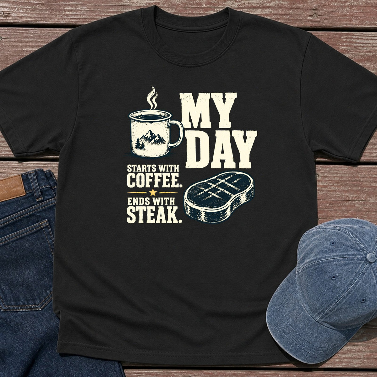 My Day T-Shirt - Black
