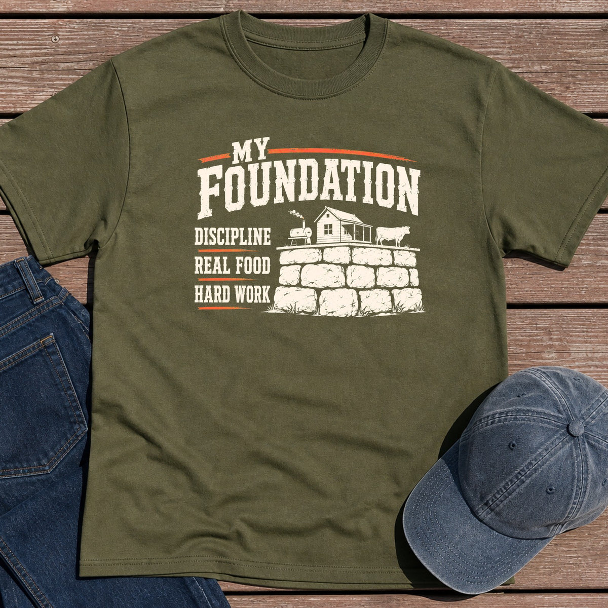 My Foundation T-Shirt - Military Green