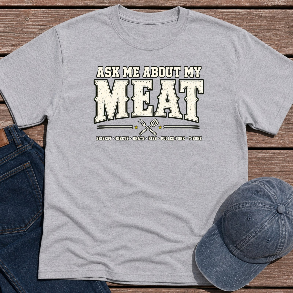 My Meat T-Shirt - Sport Grey