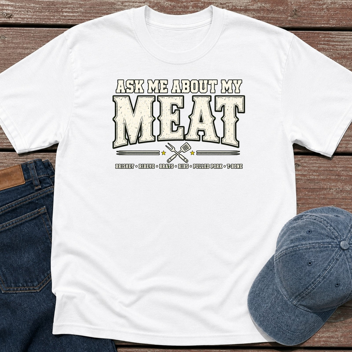 My Meat T-Shirt - White