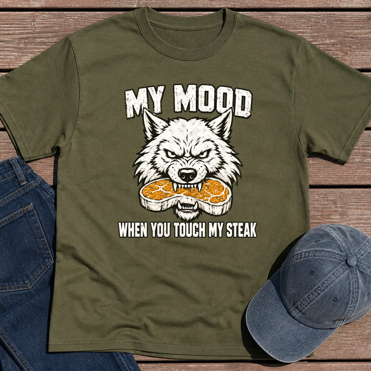 My Mood T-Shirt - Military Green