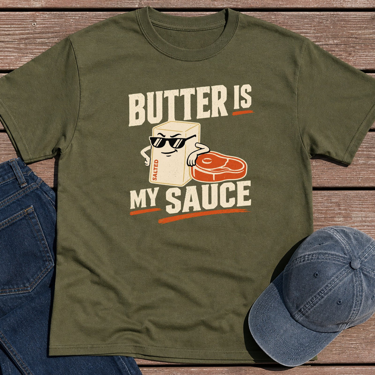 My Sauce T-Shirt - Military Green