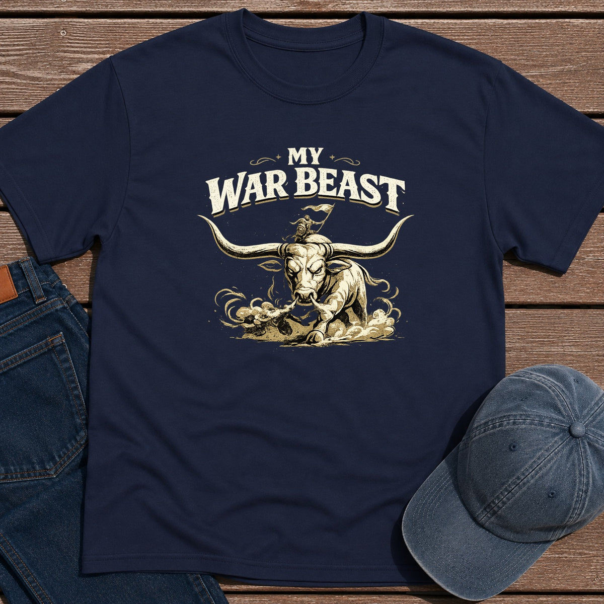 My War Beast T-Shirt - Navy