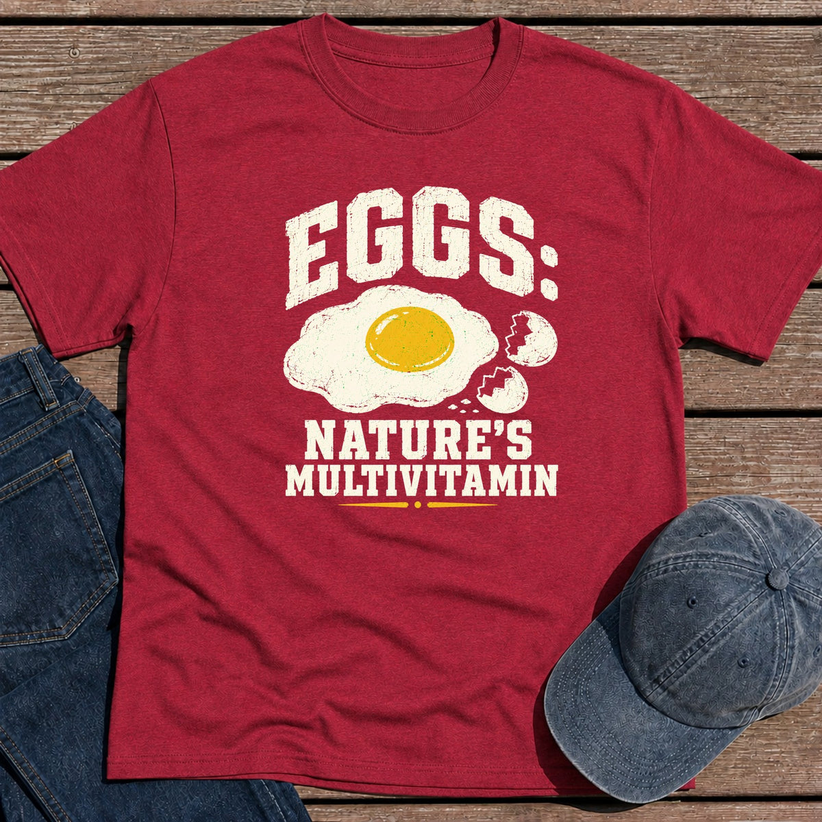Nature's Multi T-Shirt - Antique Cherry Red