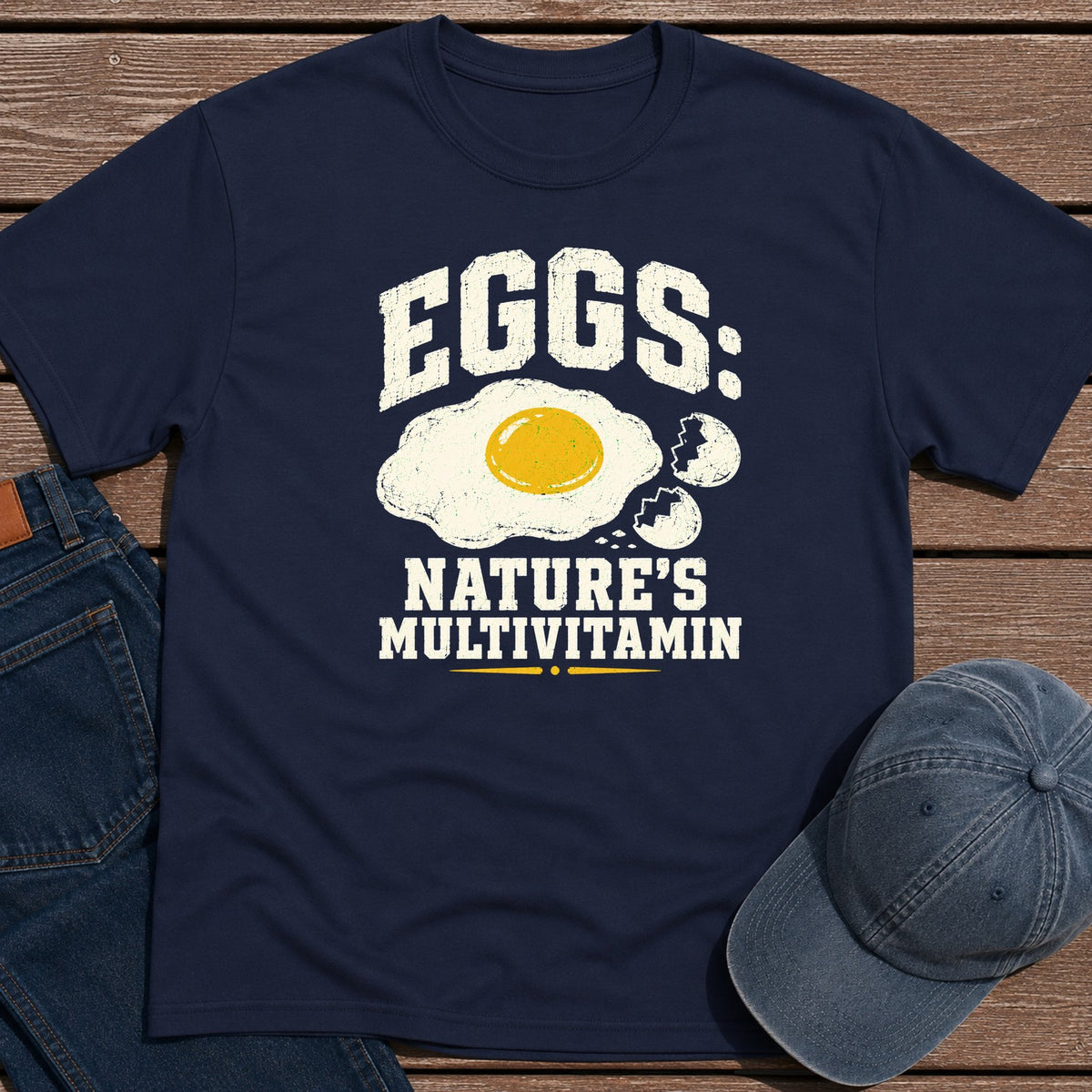 Nature's Multi T-Shirt - Navy