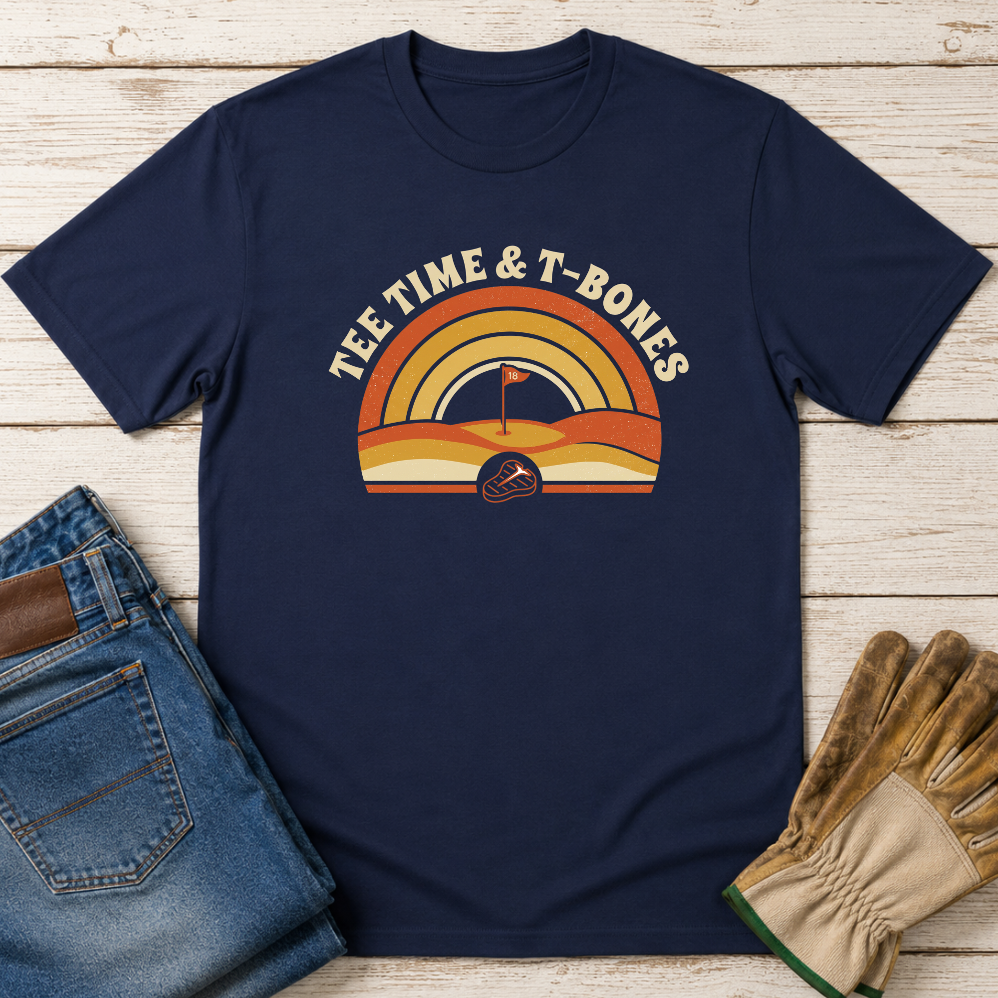 Tee Time and T-Bones T-Shirt