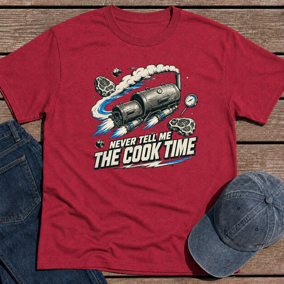 Never Tell Me T-Shirt - Antique Cherry Red