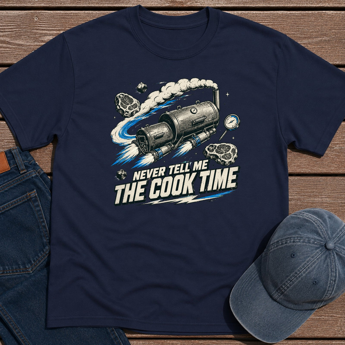 Never Tell Me T-Shirt - Navy
