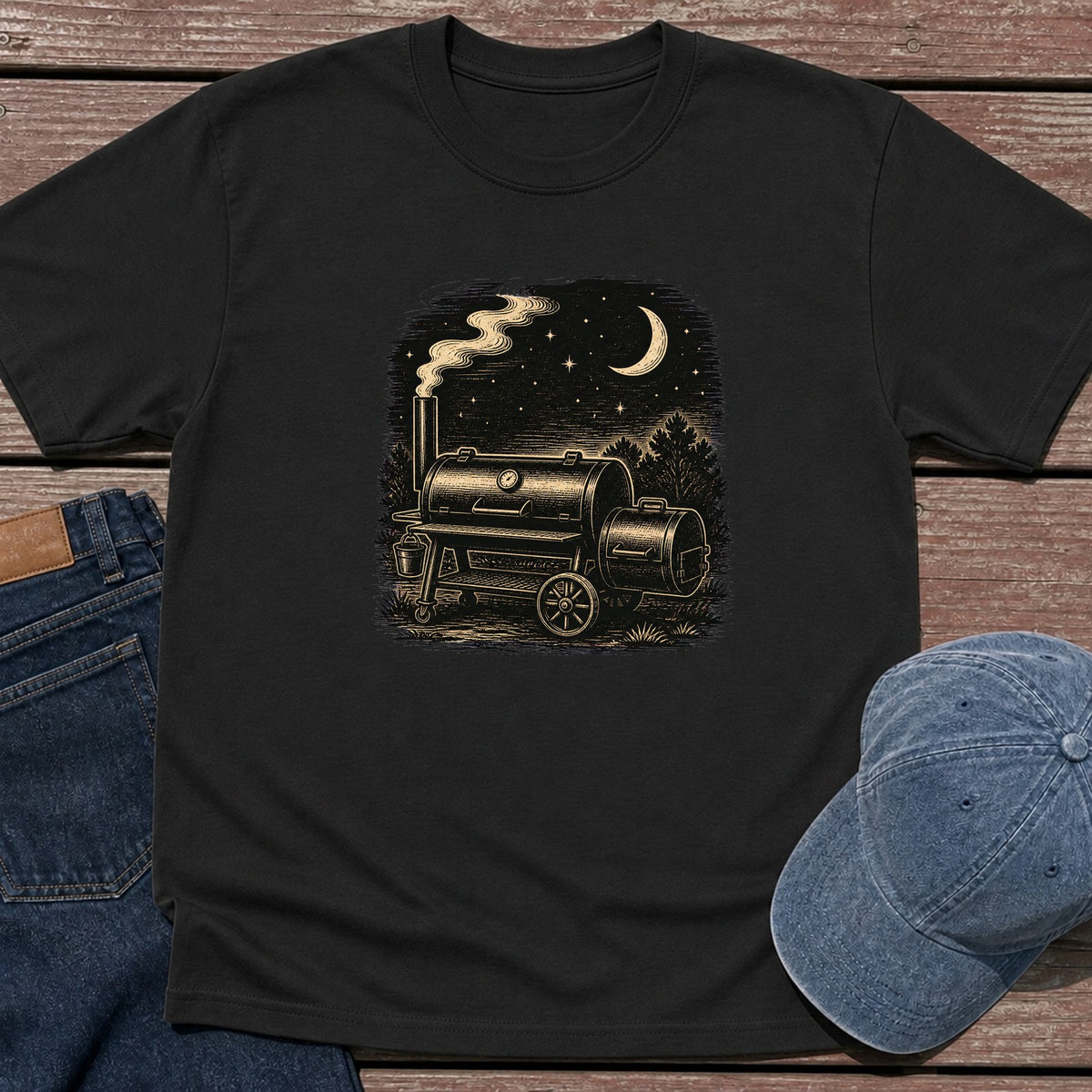 Night Pit T-Shirt - Black