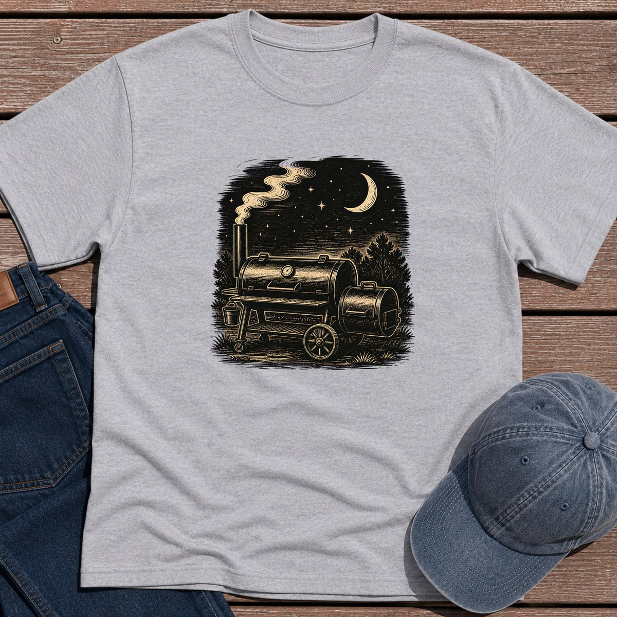 Night Pit T-Shirt - Sport Grey