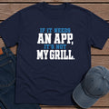 No App Grill T-Shirt - Navy