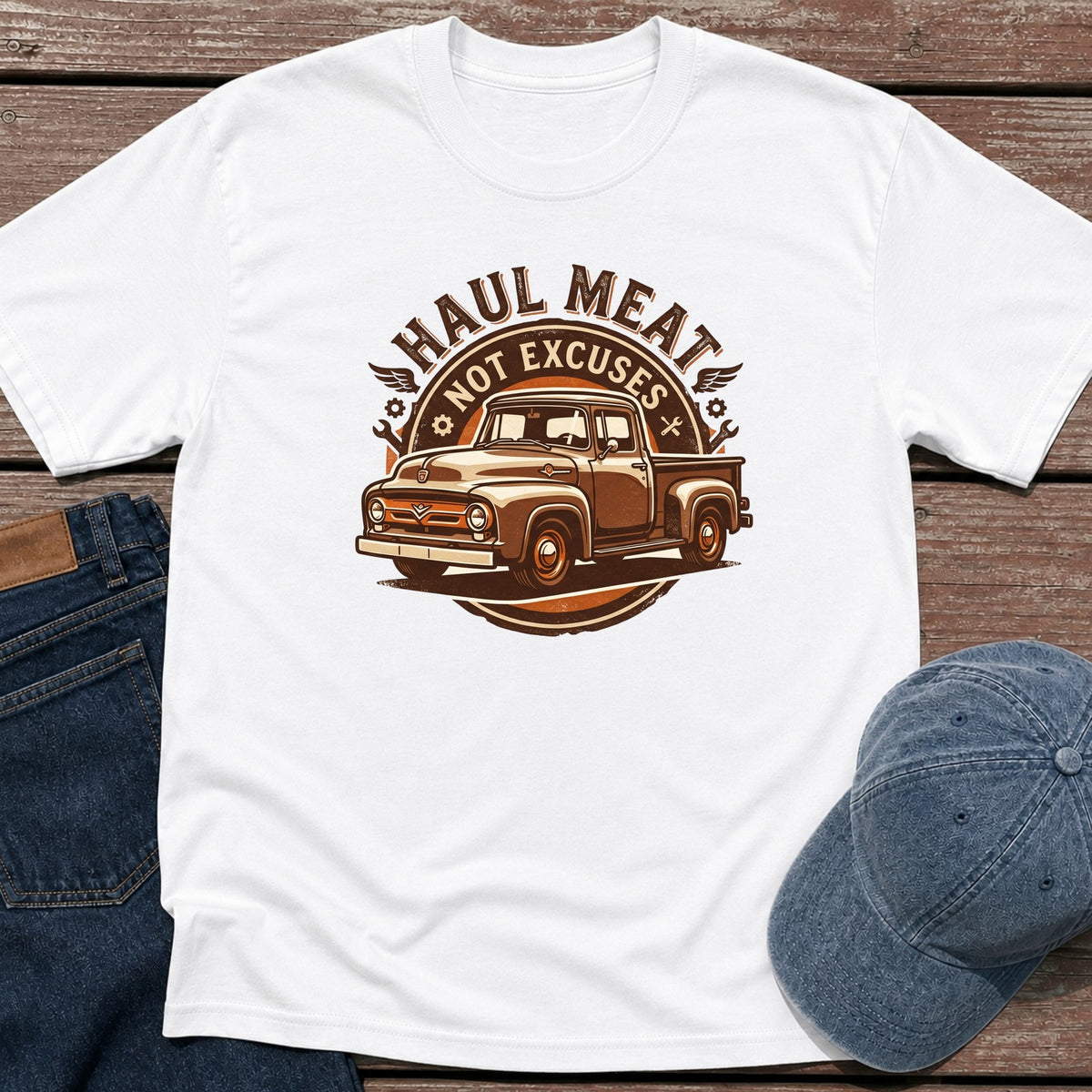 No Excuses T-Shirt - White
