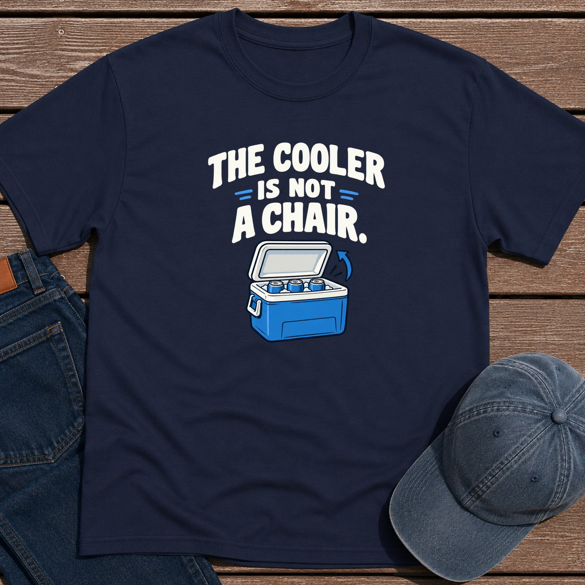 Not A Chair T-Shirt - Navy