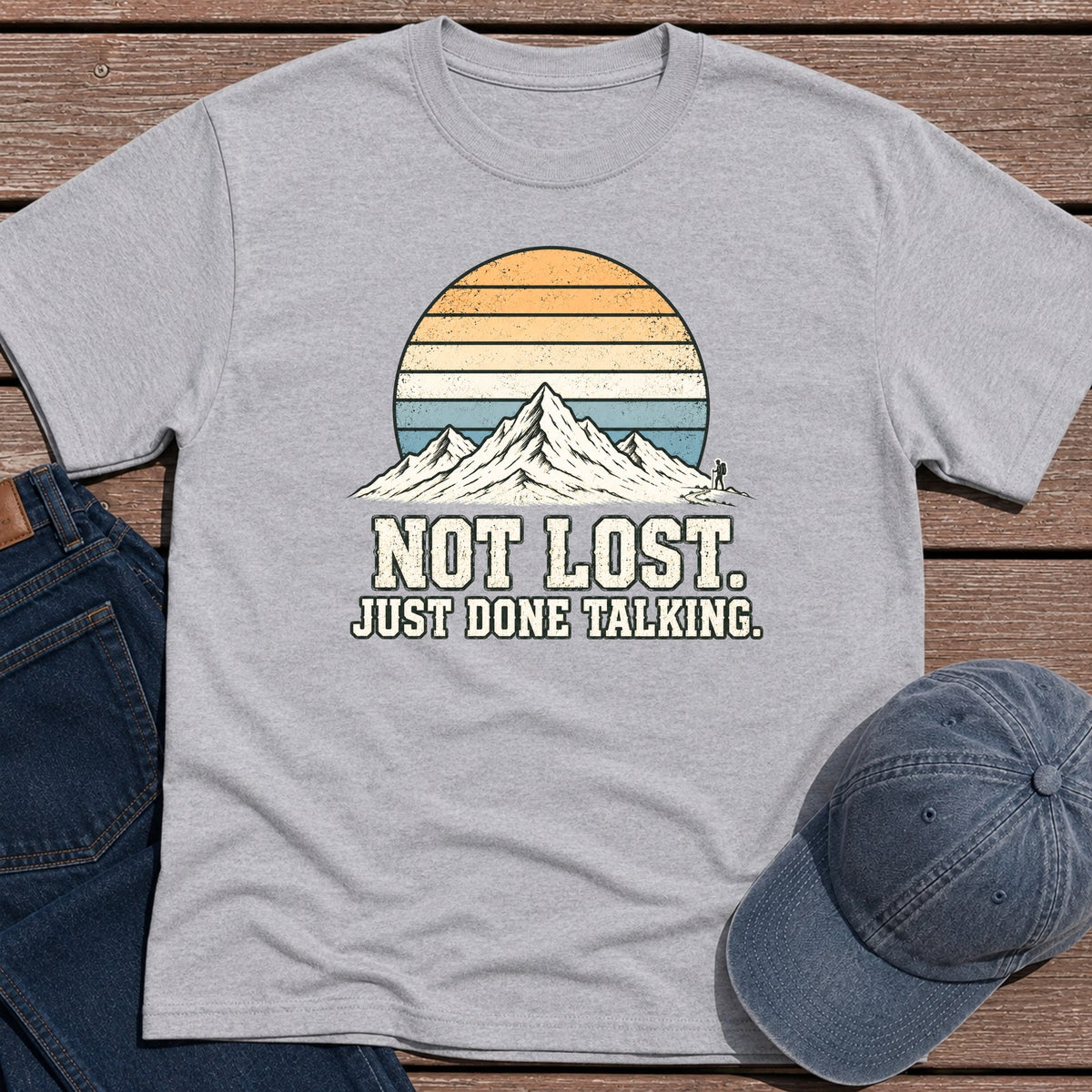 Not Lost T-Shirt - Sport Grey