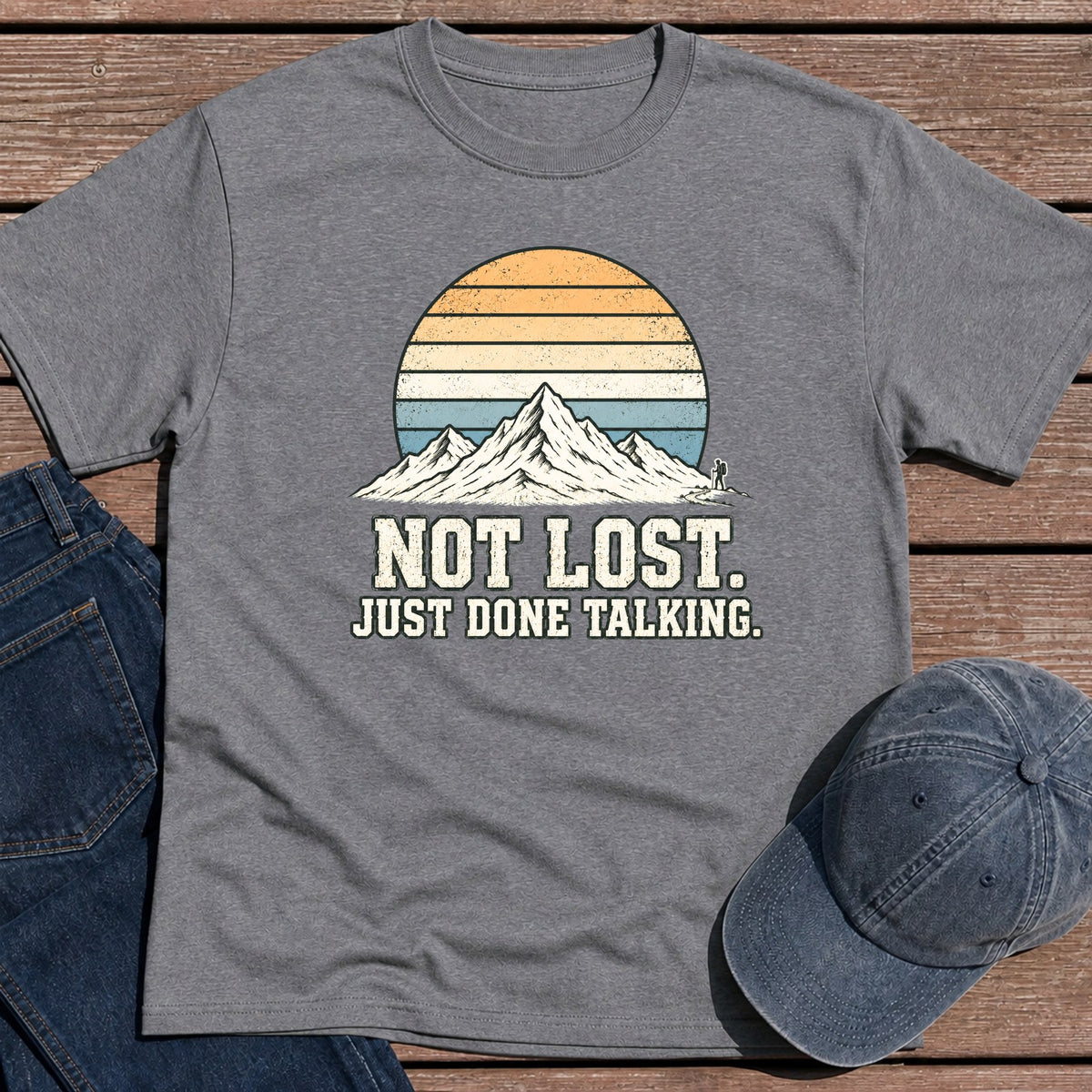 Not Lost T-Shirt - Tweed