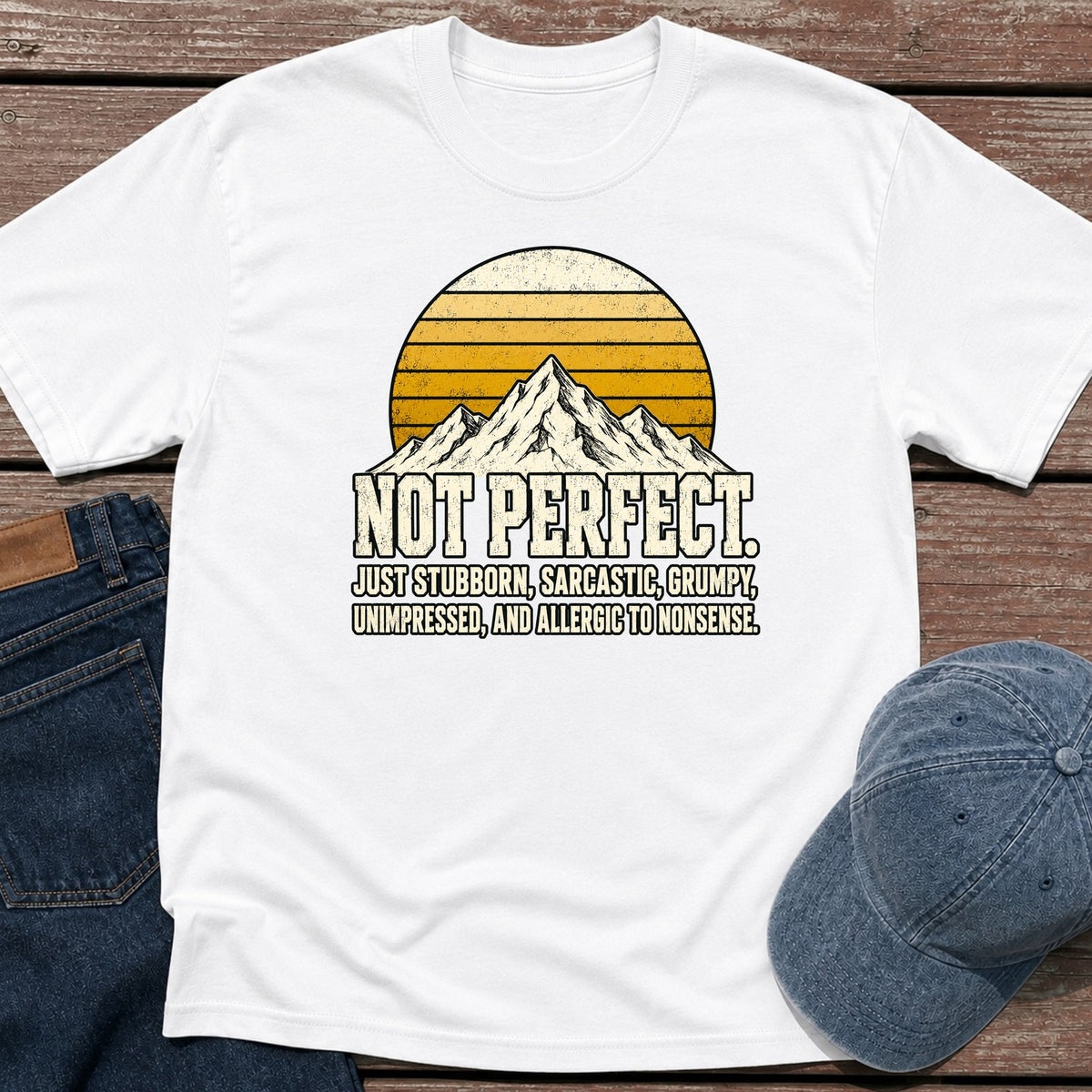 Not Perfect T-Shirt - White