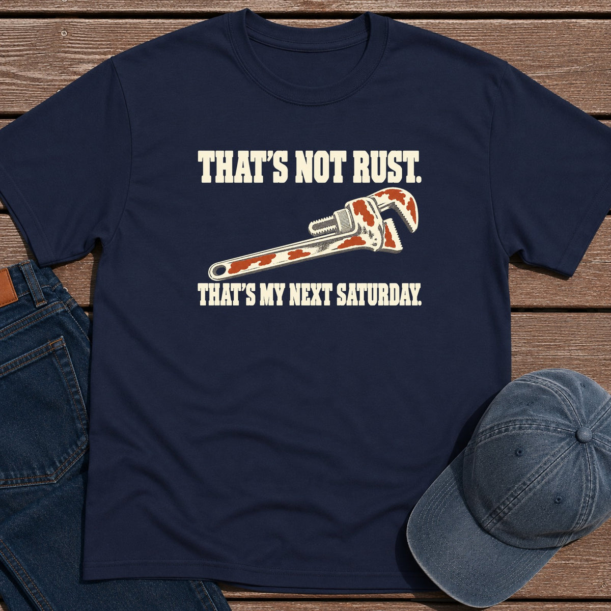 Not Rust T-Shirt - Navy