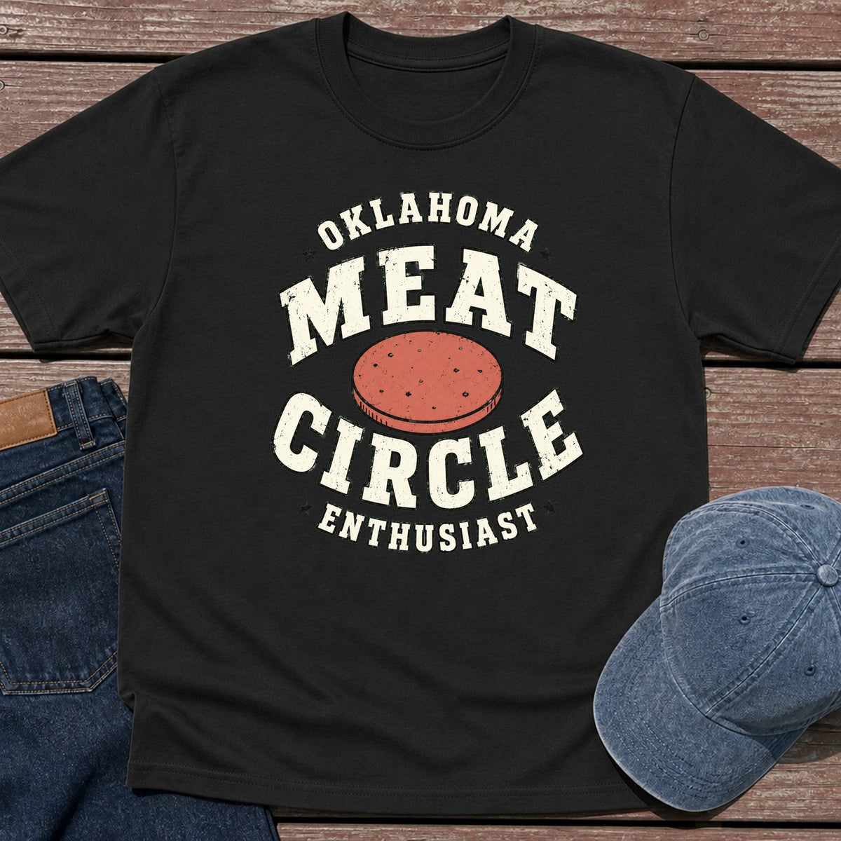 Oklahoma Meat T-Shirt - Black