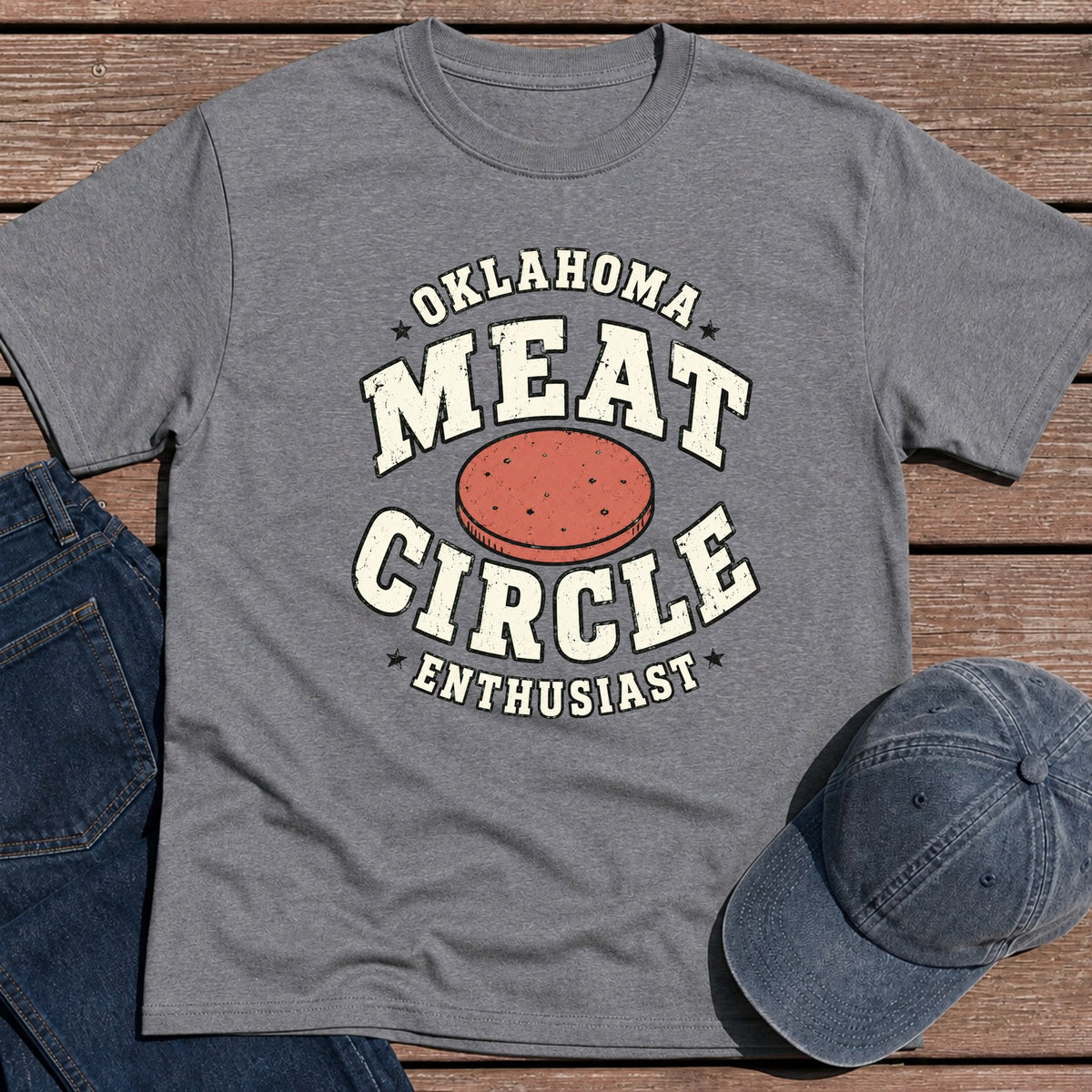 Oklahoma Meat T-Shirt - Tweed