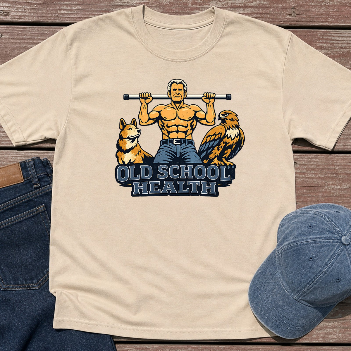 Old School T-Shirt - Sand