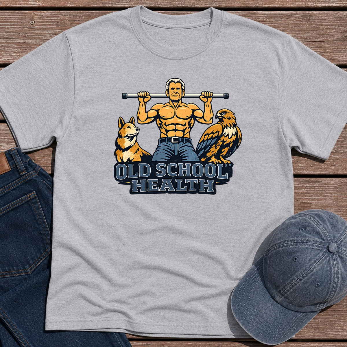 Old School T-Shirt - Sport Grey