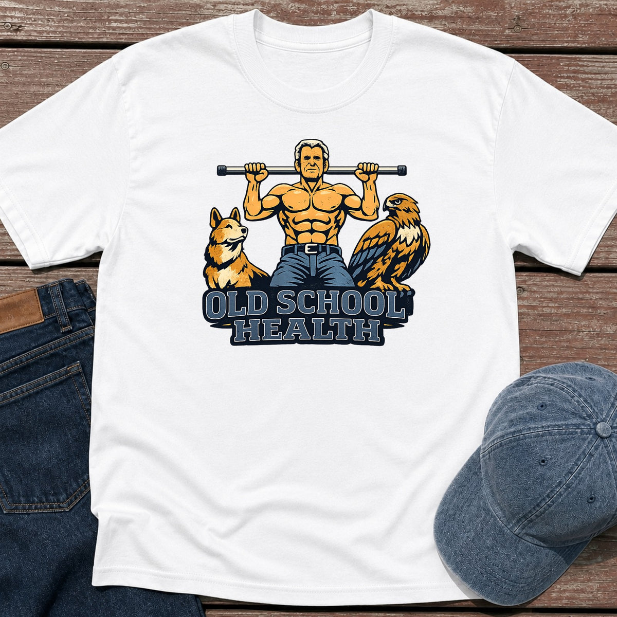 Old School T-Shirt - White