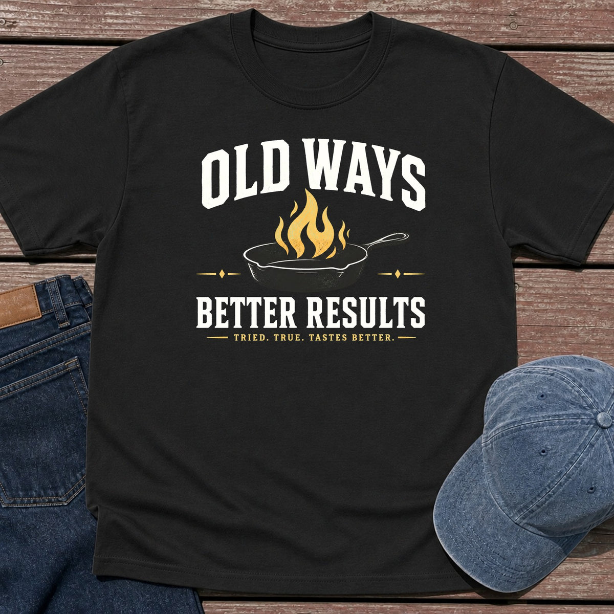 Old Ways T-Shirt - Black