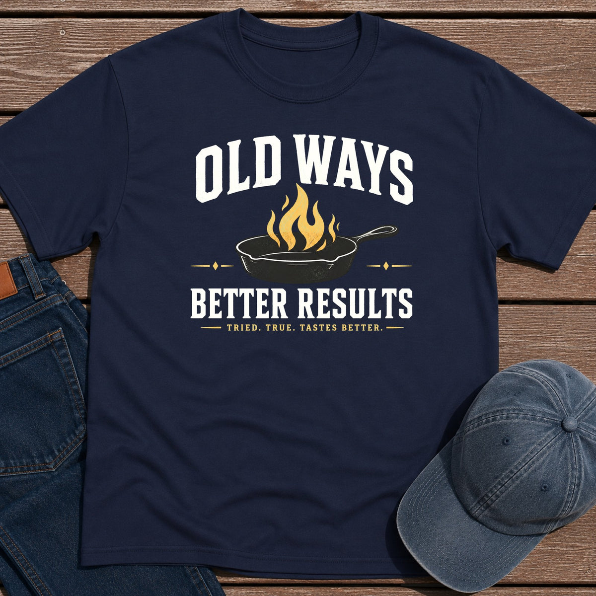 Old Ways T-Shirt - Navy