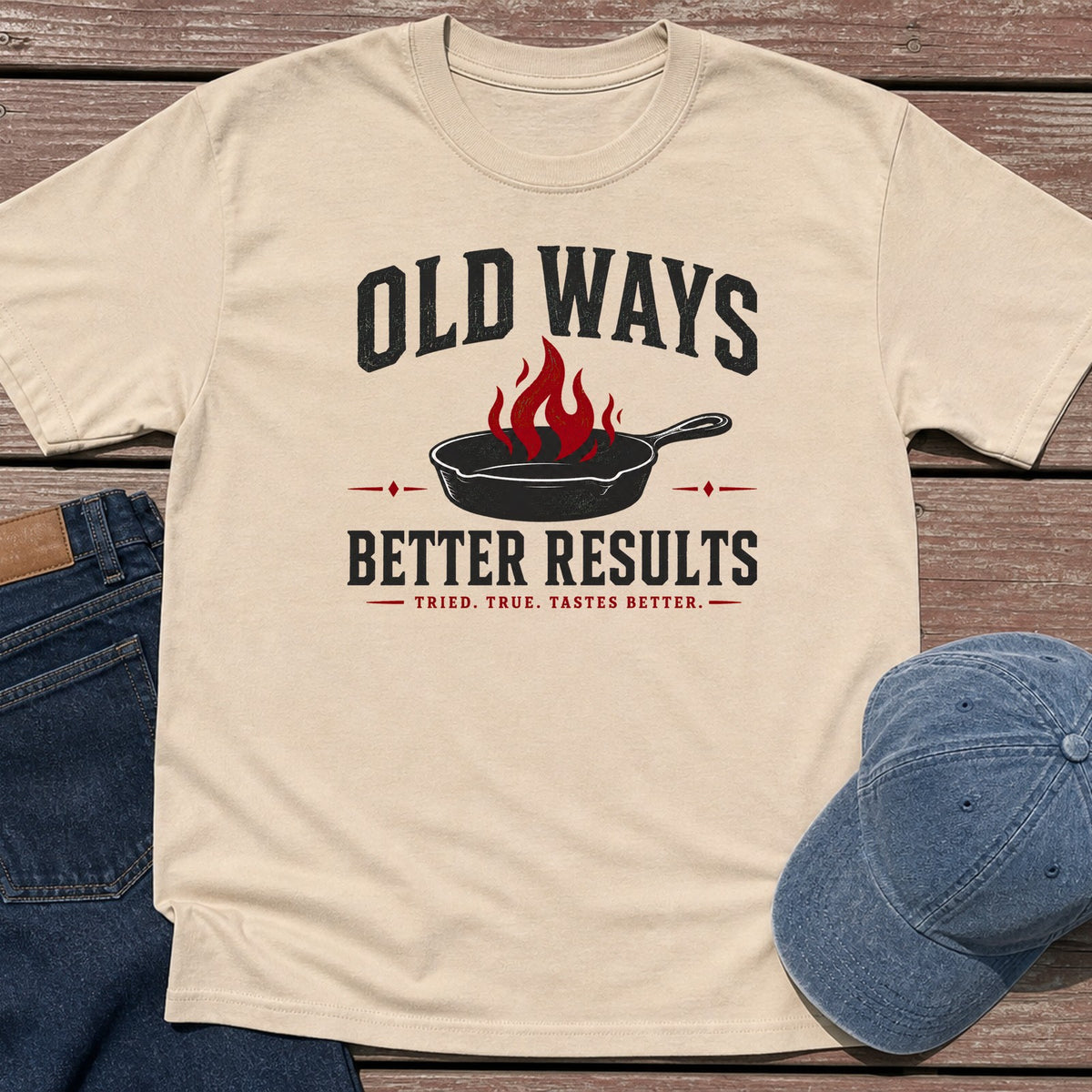 Old Ways T-Shirt - Sand